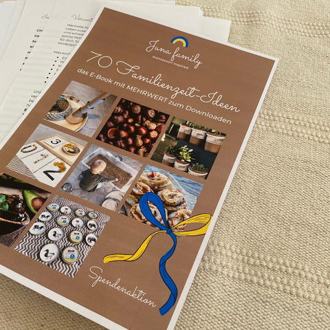 E-Book: 70 Familienzeit-Ideen Spendenaktion Ukraine