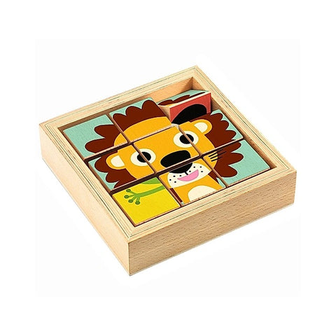 Holzpuzzle „Tiere“ 9 teilig